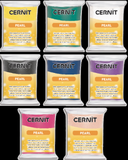 CERNIT Hmota Pearl 56g -  rôzne farby (polymérová modelovacia hmota)