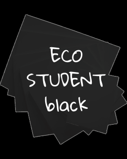 Čierne maliarske plátno na ráme ECO STUDENT 40 x 60 cm (Bavlna 300g/m2,)