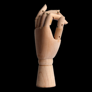Drevená figúrka LENIAR HAND 15 cm - ľavá ruka (Drevená figúrka LENIAR)