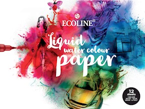 Ecoline Watercolour Paper A3, 290g, 12 listov (Ecoline Watercolour Paper)