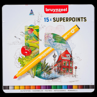 Fixy Bruynzeel Superpoints  - sada 15ks (Bruynzeel Superpoints )
