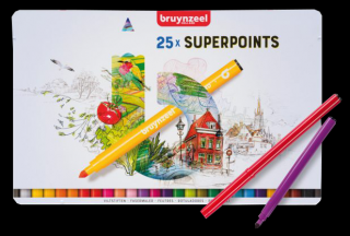 Fixy Bruynzeel Superpoints  - sada 25ks (Bruynzeel Superpoints )