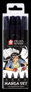 Manga perá Pigma Sensei  - set 4 ks  (Manga perá Pigma Sensei)
