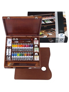 Olejové farby Van Gogh - Expert box 24 x 20 ml, 2 x 60 ml