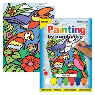 Royal & Langnickel maľovanie podľa čísel pre deti - Vtáky (Royal &)