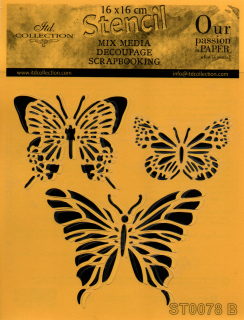Šablóna z fólie - MOTÝLE 2 (Šablóna z fólie - MOTÝLE 2)