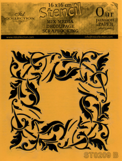 Šablóna z fólie - ORNAMENTY 9 (Šablóna z fólie - ORNAMENTY 9)
