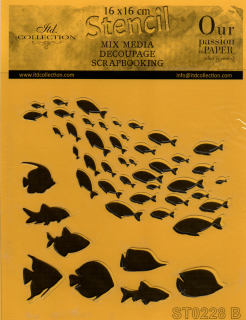 Šablóna z fólie - RYBIČKY (Šablóna z fólie - RYBIČKY)