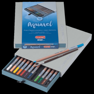 Sada akvarelových ceruziek Bruynzeel Design - 12ks (Bruynzeel Design -)