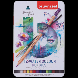 Sada akvarelových ceruziek Bruynzeel Expression - 12ks (Bruynzeel)