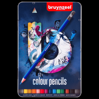 Sada farebných ceruziek Bruynzeel - 12 ks (Sada farebných ceruziek)