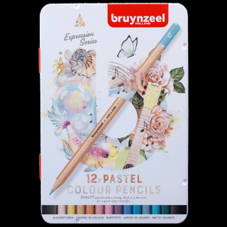 Sada farebných ceruziek Bruynzeel Expression - Pastelové - sada 12ks