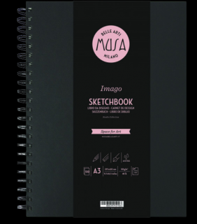 Sketchbook MUSA Imago 100 listov - 105g - rôzne veľkosti (Skicovacia)