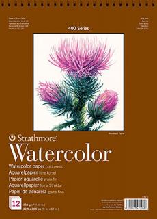 Strathmore Watercolor 17,8x25,4cm 300g 12ks (Strathmore Watercolor)