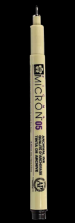 Technické pero SAKURA Pigma Micron® - 0,45 mm čierne (Mikrónové perá)