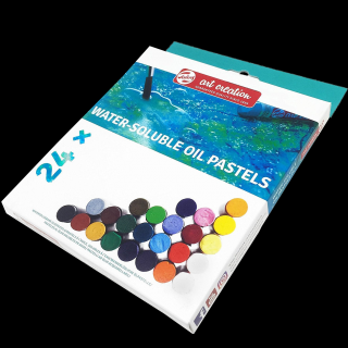 Vodou miešateľné olejové pastely ArtCreation - sada 24 ks (Vodou)