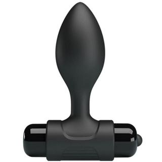 Pretty Love Vibra Butt Plug Black