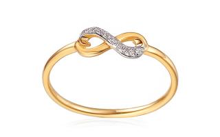 Diamantový prsteň 0,020 ct Infinity IZBR240