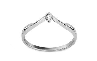 Diamantový prsteň Nevis White CSBR12A