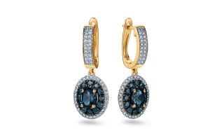 London blue topásové náušnice 1,84 ct Rea KU1488YLBN