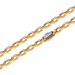 Monaco Chain Cavo Plain Pavé lock 5 mm IZ30803