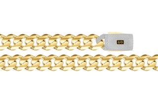 Monaco Chain Classic Plain Pavé lock 6,5 mm IZ29437USA