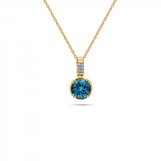 Prívesok Alro s Londom blue topásom 2,29ct KU1885P