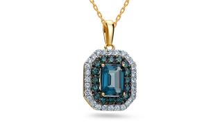 Prívesok s London blue topásom 1,79 ct Sandra KU1660P