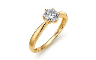 Prsteň s lab-grown diamantom Novalee KU1726