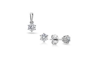 Set s lab-grown diamantmi 0,970 ct KU1734AS