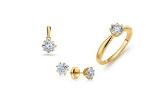 Set s lab-grown diamantmi 2,870 ct KU1729S