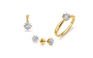 Set s lab-grown diamantmi Elina KU1729S