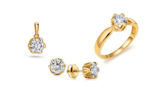 Set s lab-grown diamantmi Zhuri KU1733S