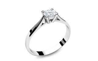 Zásnubný diamantový prsteň 0,150 ct LRBR018