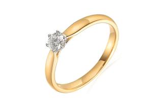 Zásnubný diamantový prsteň 0,200 ct IZBR608