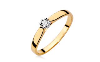 Zásnubný prsteň s diamantom Rebecca BSBR056