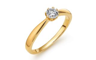 Zásnubný prsteň s lab-grown diamantom Talitha KU1728