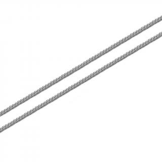 Zlatá retiazka Fox - Líščí chvost 0,6 mm, biele zlato IZ31564A
