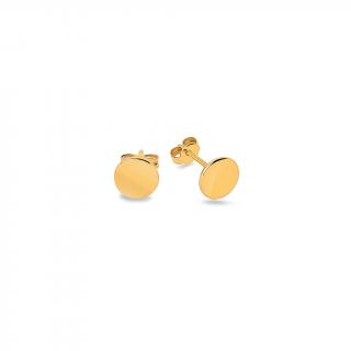 Zlaté napichovacie celebritky kolieska 6mm, 14K IZ12036ML
