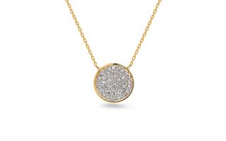 Zlatý náhrdelník s diamantmi Nathalie IZBR526