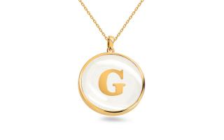 Zlatý náhrdelník s písmenom G 2.62 g IZ20892G