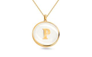 Zlatý náhrdelník s písmenom P 2.71 g IZ20892P