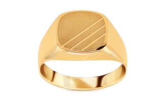 Zlatý pečatný prsteň Beon IZ12583G