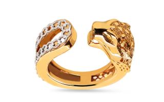 Zlatý prsteň gepard IZ23771