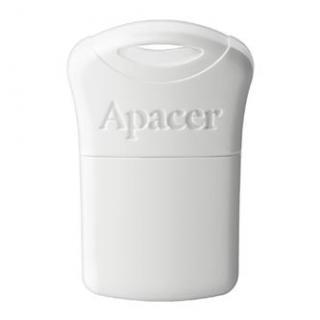 Apacer USB flash disk, USB 2.0, 16GB, AH116, biely, AP16GAH116W-1, USB A, s krytkou