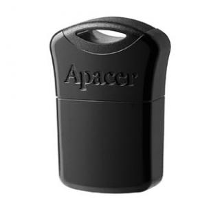 Apacer USB flash disk, USB 2.0, 16GB, AH116, čierny, AP16GAH116B-1, USB A, s krytkou