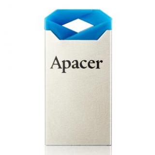 Apacer USB flash disk, USB 2.0, 64GB, AH111, modrý, AP64GAH111U-1, USB A, s pútkom