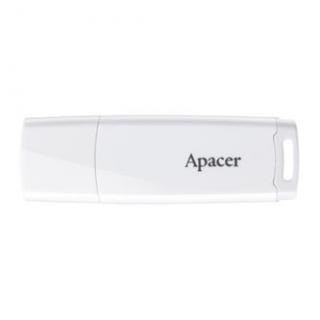 Apacer USB flash disk, USB 2.0, 64GB, AH336, biely, AP64GAH336W-1, USB A, s krytkou