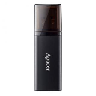 Apacer USB flash disk, USB 3.0, 32GB, AH25B, čierny, AP32GAH25BB-1, USB A, s krytkou