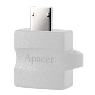 Apacer USB redukcia (2.0), USB A samica - microUSB samec, biela